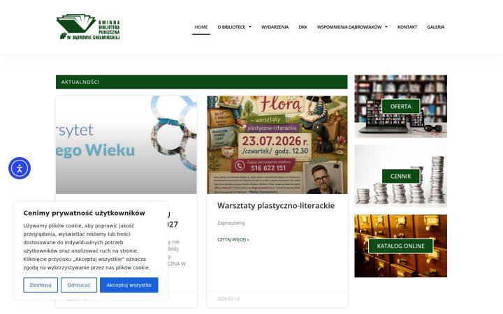 Snimka zaslona za bibliotekadabrowa.pl