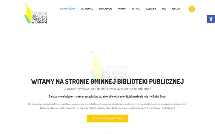Snimka zaslona za bibliotekagdow.pl