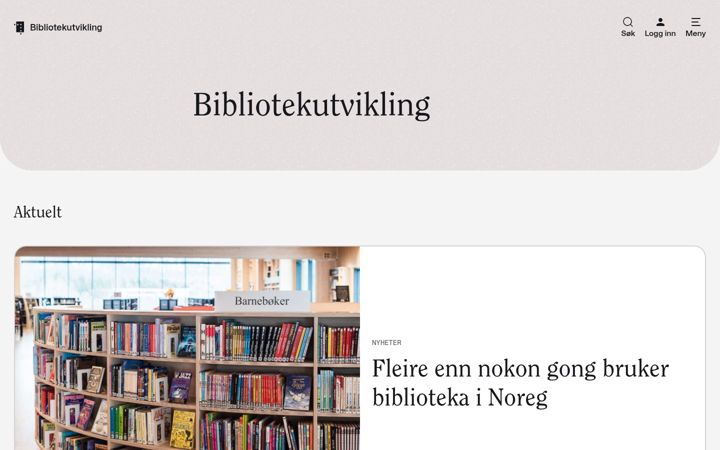 Snímek obrazovky bibliotekutvikling.no