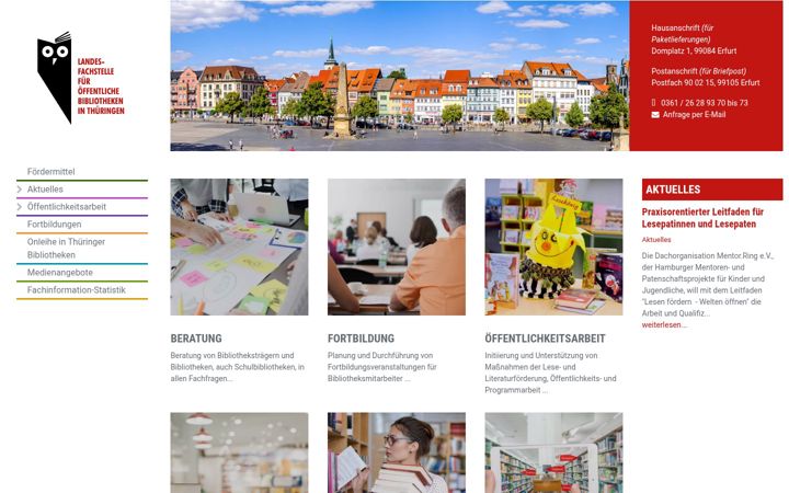 Screenshot of bibliotheken-thueringen.de