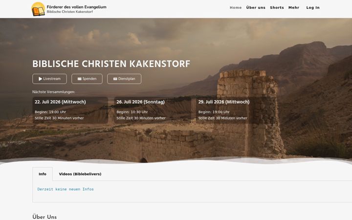 Captura de pantalla de biblische-christen.de