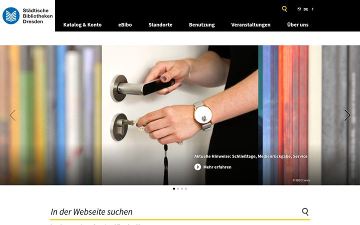 Screenshot of bibo-dresden.de