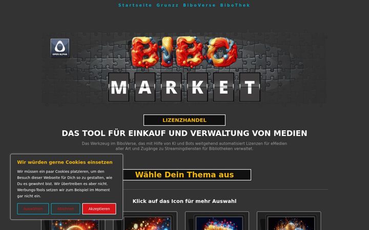 Screenshot of bibomarket.de
