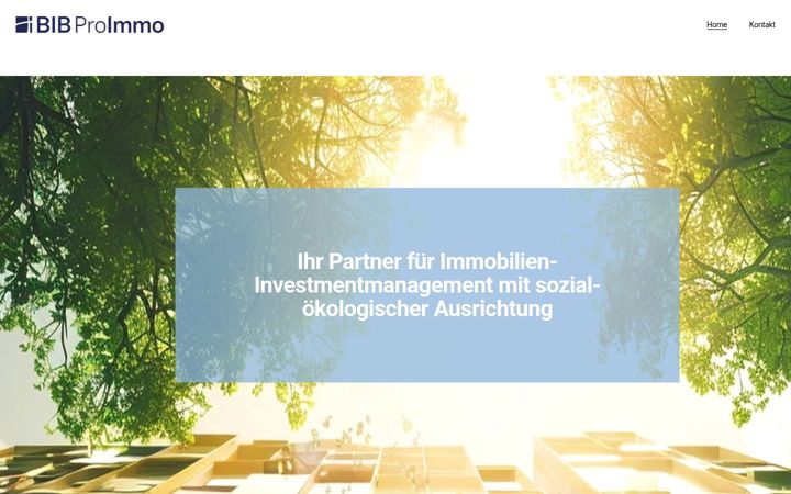 Screenshot of bibproimmo.de