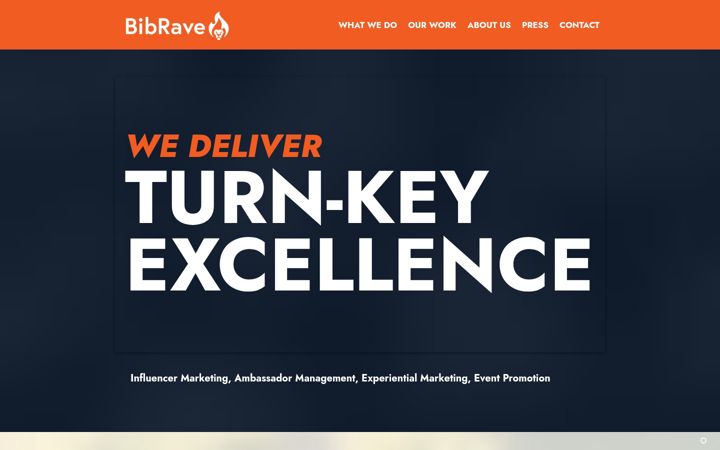 Screenshot of bibrave.com