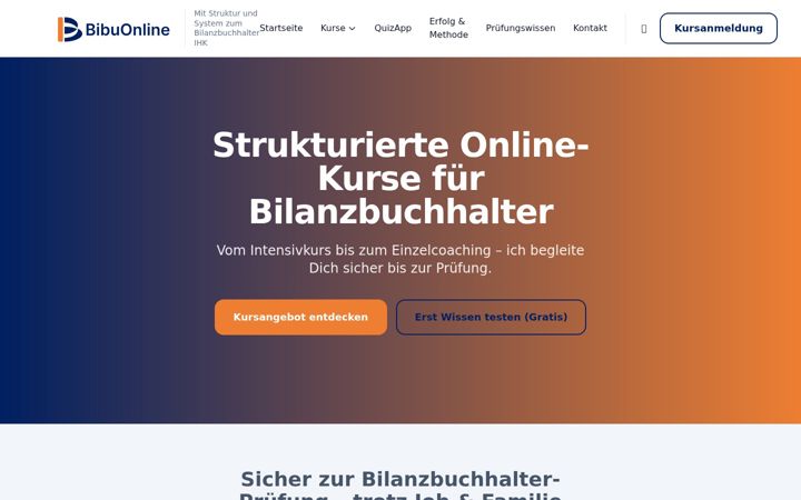 Screenshot of bibu-online.de