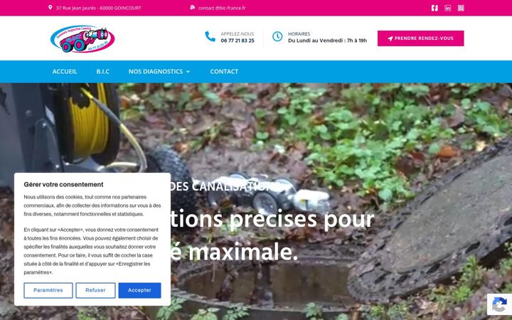 Screenshot of bic-france.fr