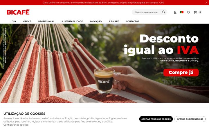 Screenshot of bicafecapsulas.com