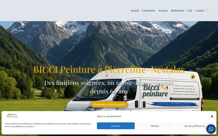 Screenshot of biccipeinture.fr