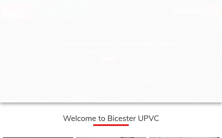 Zrzut ekranu bicester-upvc.com