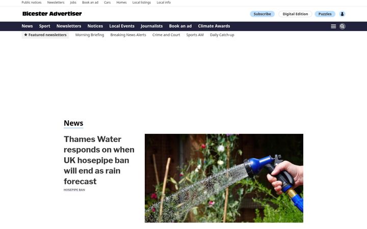 Screenshot di bicesteradvertiser.net