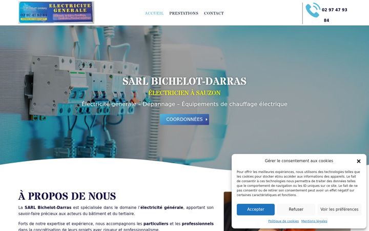 Screenshot of bichelot-darras.fr