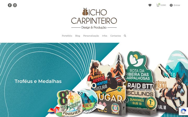 Screenshot of bichocarpinteiro.pt