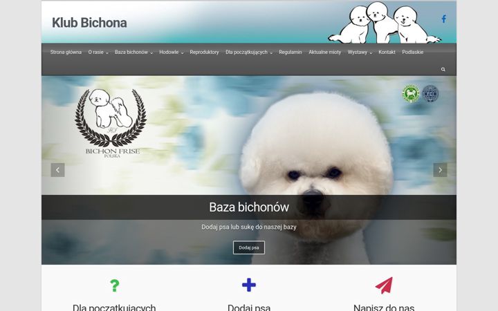 Screenshot of bichon-klub.pl