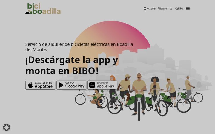Screenshot of biciboadilla.com