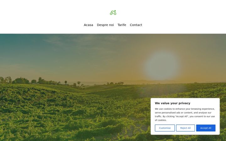Screenshot of bicicletanazdravana.ro