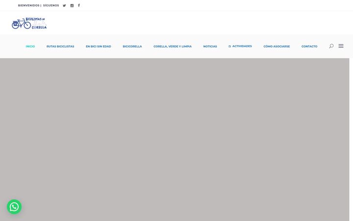 Screenshot di biciclistas.es