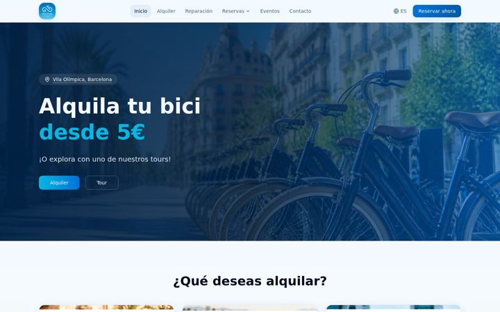 Screenshot of bicihub.es