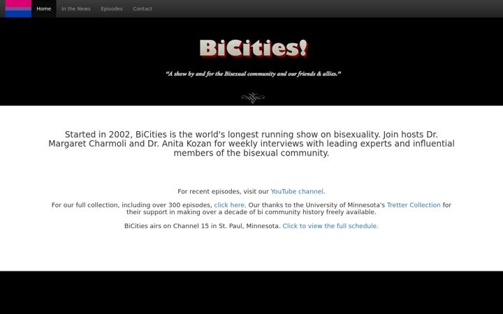 Screenshot of bicities.org