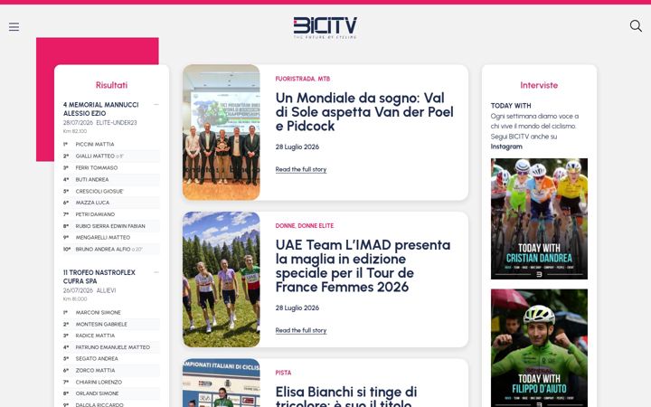 Screenshot of bicitv.it