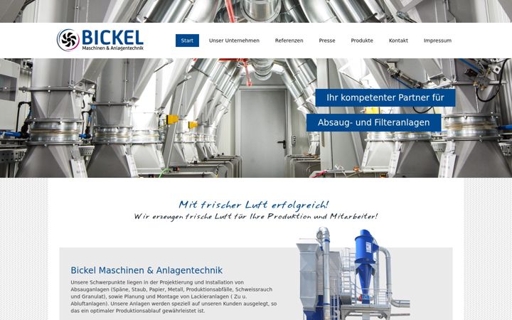 Screenshot of bickel-anlagen.de