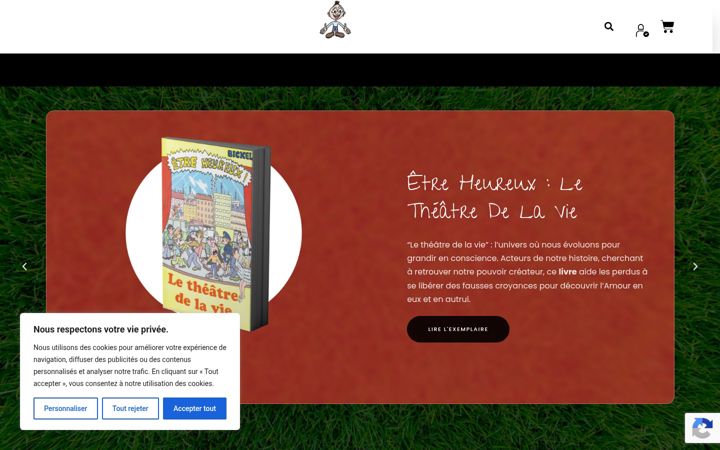 Screenshot von bickel.fr