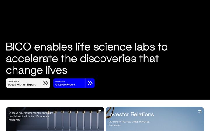 Screenshot of bico.com