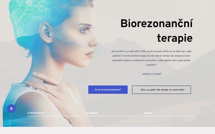 Ekraanipilt saidist bicom-terapie.cz