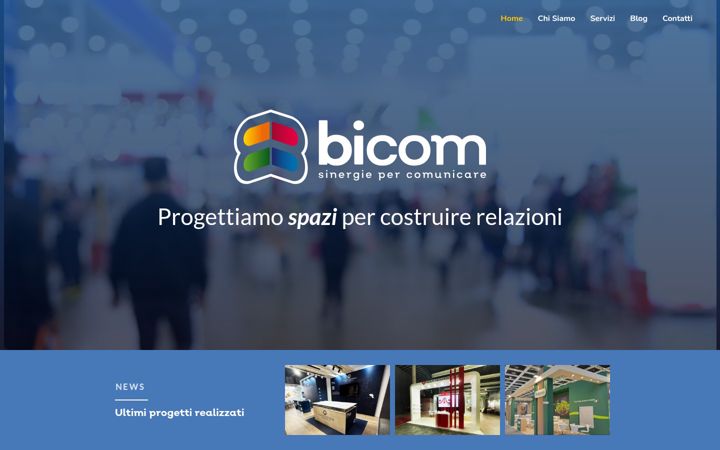 Screenshot of bicomgroup.it