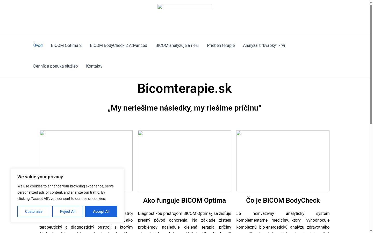 Screenshot des Einwilligungsbanners vor jeglicher Interaktion