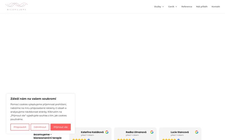 Screenshot of bicomujeme.cz