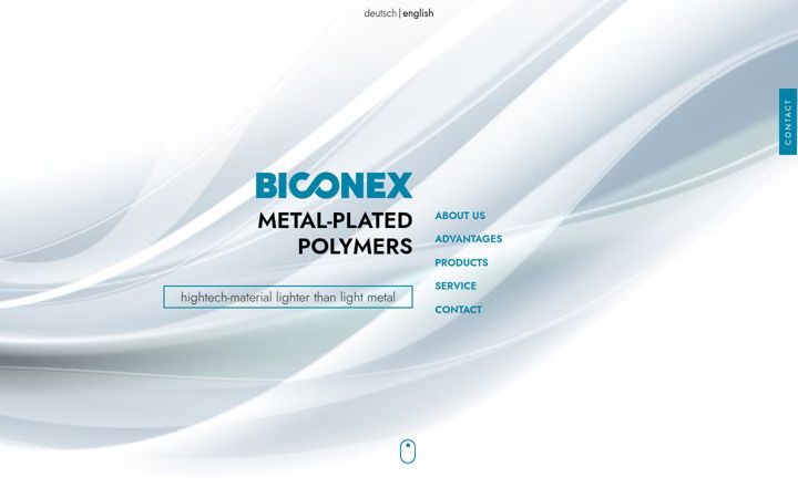 Screenshot of biconex.de