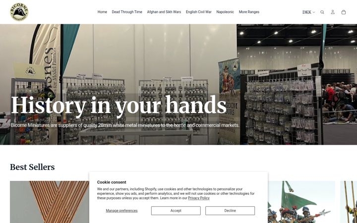 Screenshot of bicorne.net