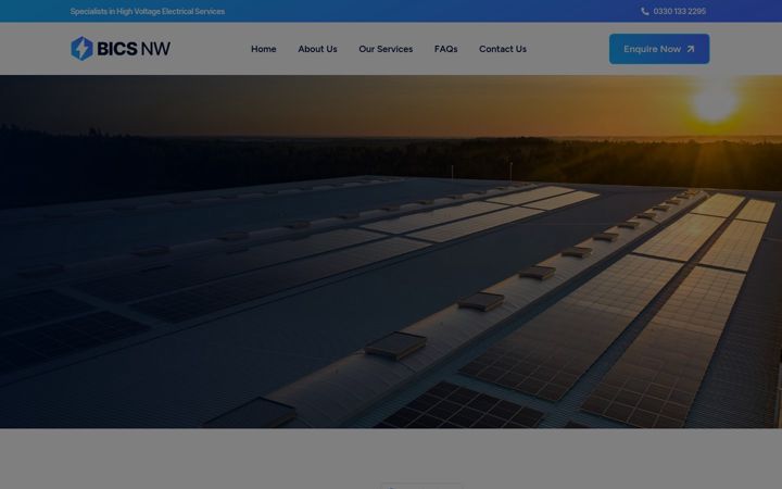 Screenshot of bicsnw.com