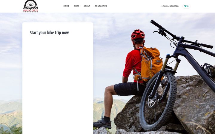 Snímek obrazovky bicyclerentalcrete.gr