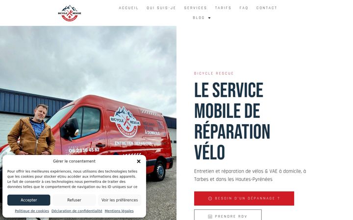 Screenshot von bicyclerescue.fr