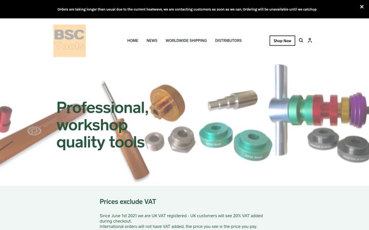 Screenshot of bicycleservicecentre.co.uk