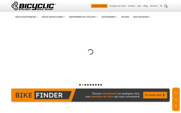 Screenshot of bicyclic.be