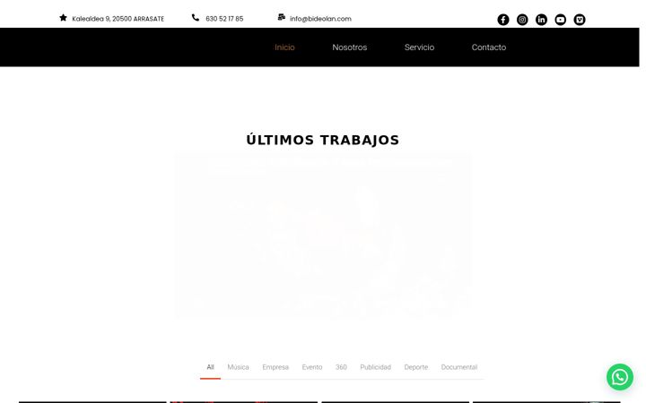 Screenshot of bideolan.com
