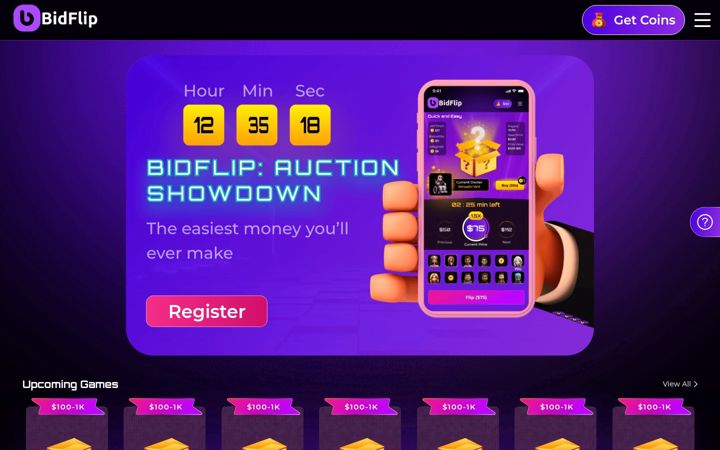 Screenshot of bidflip.app