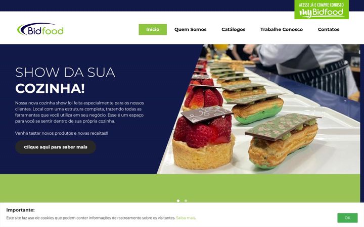 Screenshot of bidfood.com.br