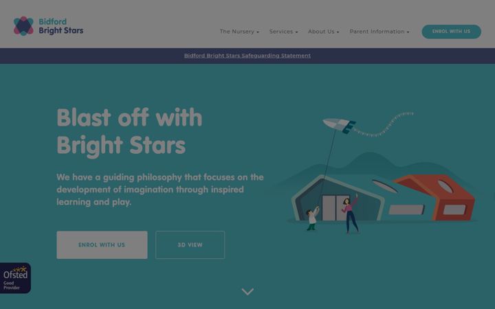 Screenshot of bidfordbrightstars.uk