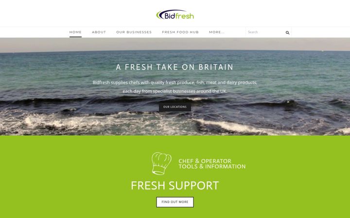 Zrzut ekranu bidfresh.co.uk