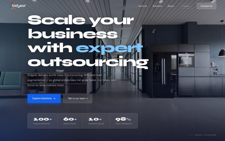 Screenshot of bidgear.com