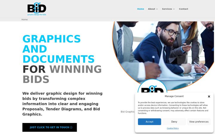 Zrzut ekranu bidgraphicdesign.co.uk