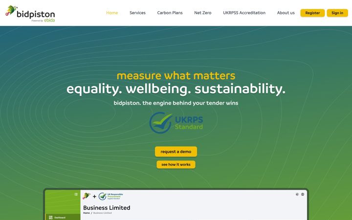 Screenshot of bidpiston.co.uk
