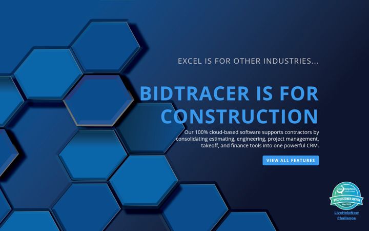 Screenshot of bidtracer.com