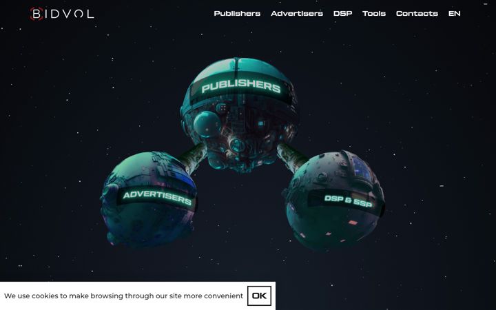Screenshot di bidvol.com
