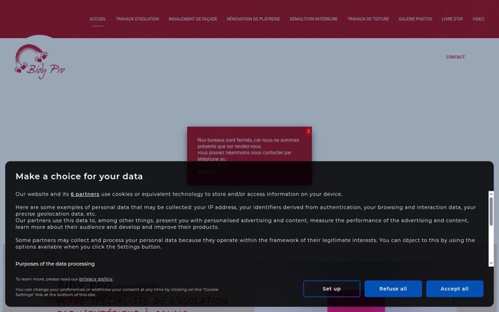 Screenshot of bidypro.fr