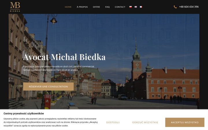 Screenshot of biedka.eu